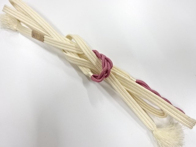 未使用品　正絹　手組帯締め